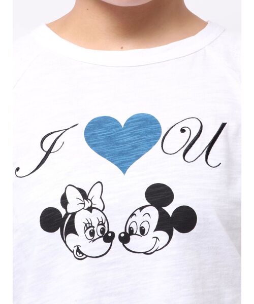 jouetie(ジュエティ)の「【Mickey&Minnie】ILOVEレースリメイクトップス Tシャツ(Tシャツ/カットソー・レディース・ピンク/ブラック/オフホワイト・MEDIUM)」の12枚目の写真