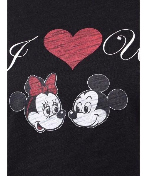 jouetie(ジュエティ)の「【Mickey&Minnie】ILOVEレースリメイクトップス Tシャツ(Tシャツ/カットソー・レディース・ピンク/ブラック/オフホワイト・MEDIUM)」の19枚目の写真