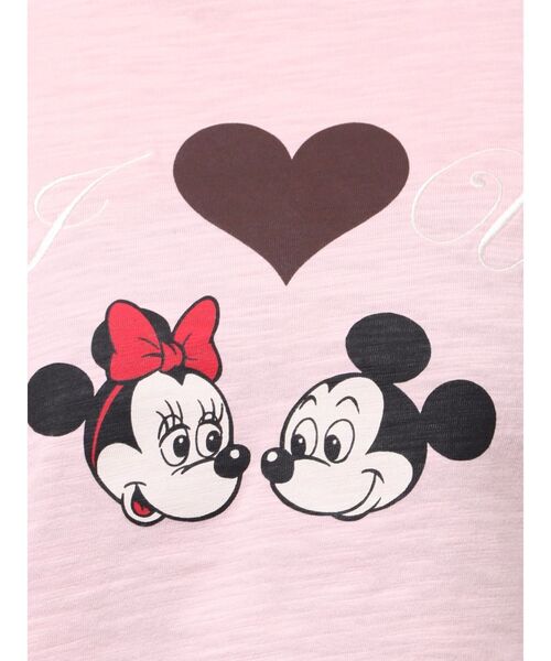 jouetie(ジュエティ)の「【Mickey&Minnie】ILOVEレースリメイクトップス Tシャツ(Tシャツ/カットソー・レディース・ピンク/ブラック/オフホワイト・MEDIUM)」の20枚目の写真