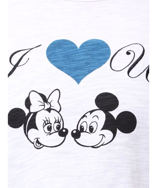 jouetie(ジュエティ)の「【Mickey&Minnie】ILOVEレースリメイクトップス Tシャツ(Tシャツ/カットソー・レディース・ピンク/ブラック/オフホワイト・MEDIUM)」の21枚目の写真