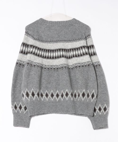 セール】ノルディック柄ニット（ニット/セーター）｜CHAN ME（チャンミ