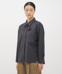 Margaret howell コットンシャツ　紺色 MARGARET HOWELL｜マーガレットハウエルのシャツ/ブラウス