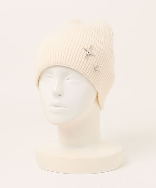 Burner（バーナー）の「【OKUOKU　0909】ワンポイント　カラーニット帽 　oku-bosi-6（ニットキャップ/ビーニー・レディース・グリーン系その他/サーモンピンク/パープル系その他/ホワイト系その他/ブラウン系その他/チャコールグレー/ブラック系その他・FREE）」の9枚目の写真