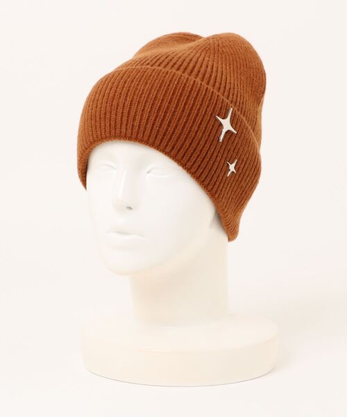 Burner（バーナー）の「【OKUOKU　0909】ワンポイント　カラーニット帽 　oku-bosi-6（ニットキャップ/ビーニー・レディース・グリーン系その他/サーモンピンク/パープル系その他/ホワイト系その他/ブラウン系その他/チャコールグレー/ブラック系その他・FREE）」の12枚目の写真