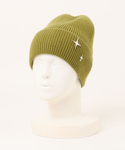 Burner（バーナー）の「【OKUOKU　0909】ワンポイント　カラーニット帽 　oku-bosi-6（ニットキャップ/ビーニー・レディース・グリーン系その他/サーモンピンク/パープル系その他/ホワイト系その他/ブラウン系その他/チャコールグレー/ブラック系その他・FREE）」の13枚目の写真