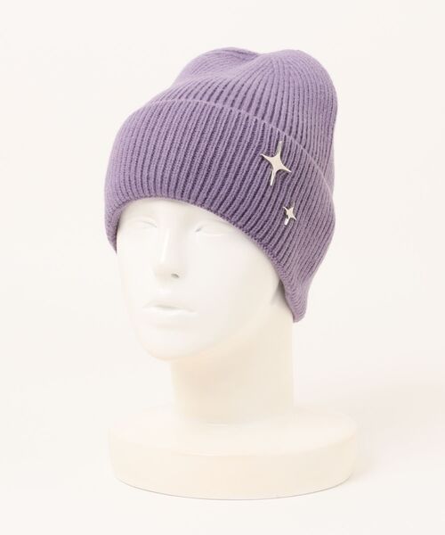 Burner（バーナー）の「【OKUOKU　0909】ワンポイント　カラーニット帽 　oku-bosi-6（ニットキャップ/ビーニー・レディース・グリーン系その他/サーモンピンク/パープル系その他/ホワイト系その他/ブラウン系その他/チャコールグレー/ブラック系その他・FREE）」の14枚目の写真