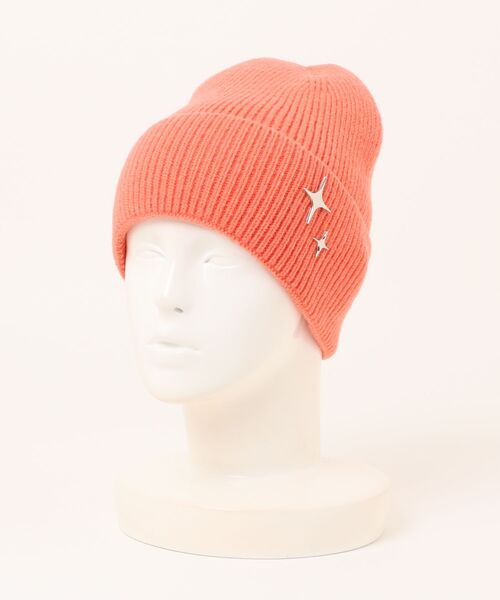 Burner（バーナー）の「【OKUOKU　0909】ワンポイント　カラーニット帽 　oku-bosi-6（ニットキャップ/ビーニー・レディース・グリーン系その他/サーモンピンク/パープル系その他/ホワイト系その他/ブラウン系その他/チャコールグレー/ブラック系その他・FREE）」の15枚目の写真