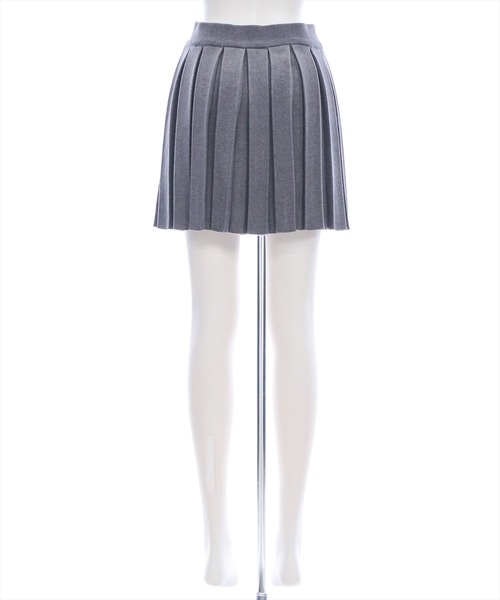 セール】ニットプリーツミニスカート(セット可)[着回し力抜群 ガーリー