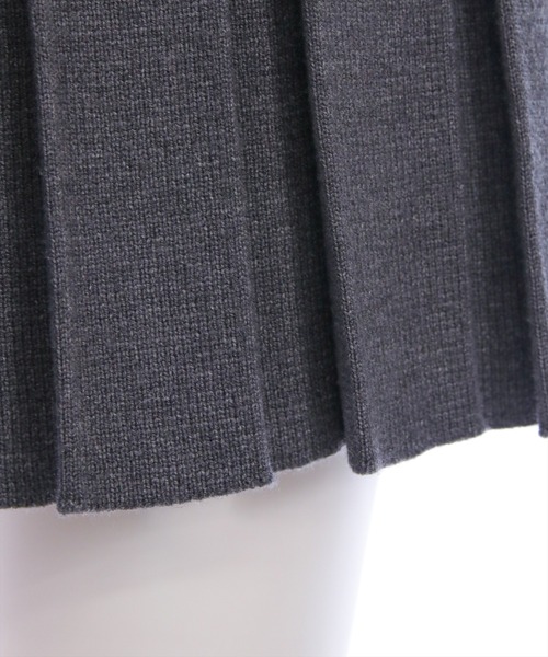 clear（クリア）の「ニットプリーツミニスカート(セット可)[着回し力抜群 ガーリー]（スカート・レディース・アイボリー/ブラック/杢グレー/ブラウン・F）」の16枚目の写真