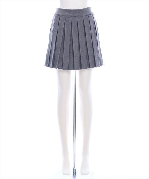 clear（クリア）の「ニットプリーツミニスカート(セット可)[着回し力抜群 ガーリー]（スカート・レディース・アイボリー/ブラック/杢グレー/ブラウン・F）」の17枚目の写真