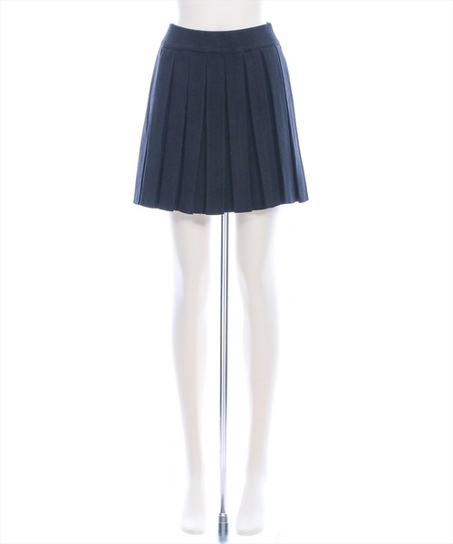 clear（クリア）の「ニットプリーツミニスカート(セット可)[着回し力抜群 ガーリー]（スカート・レディース・アイボリー/ブラック/杢グレー/ブラウン・F）」の19枚目の写真