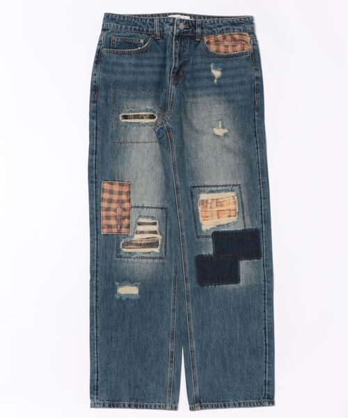 Desigual（デシグアル）の「パッチワークリペア90sデニムパンツ（デニムパンツ・メンズ・ブルー・M/XS/S/XXL/L/XL）」の7枚目の写真
