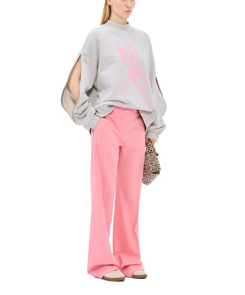 MSGM(エムエスジーエム)の「SKETCHED BUNNIES ジップディテール スウェットシャツ(スウェット・レディース・ブラック/ライトグレー・XS)」の5枚目の写真
