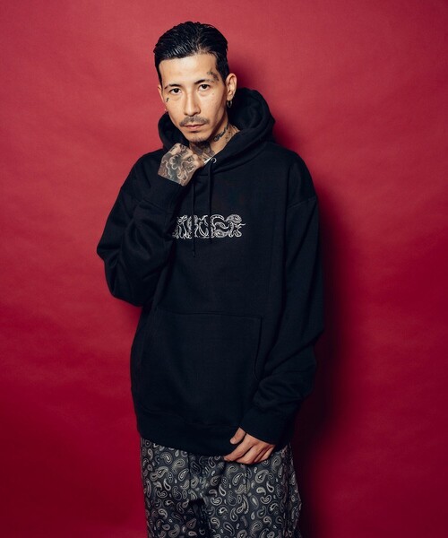 Subciety(サブサエティ)の「Abstracted paisley hoodie(ベスト・メンズ・グレー/ブラック×ブラック/ブラック×ホワイト・SMALL/XX-LARGE/X-LARGE/LARGE/MEDIUM/X-SMALL)」の6枚目の写真