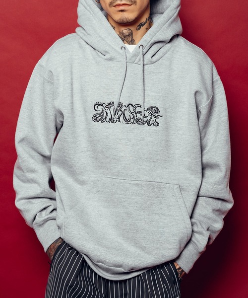 Subciety（サブサエティ）の「Abstracted paisley hoodie（パーカー・メンズ・グレー/ブラック×ブラック/ブラック×ホワイト・SMALL/XX-LARGE/X-LARGE/LARGE/MEDIUM/X-SMALL）」の3枚目の写真