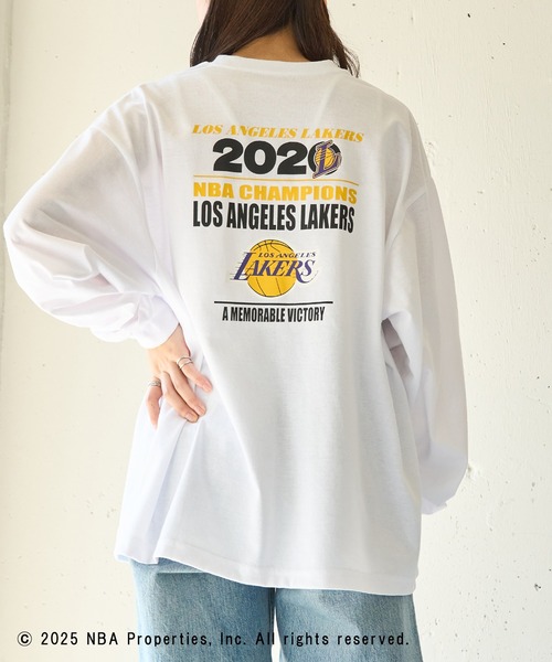 NBA(エヌビーエー)の「【NBA】NBA CHAMPIONS TEAM PRINT Long Sleeve Tee / LAKERS・CELTICS・WARRIORS /レイカーズ・セルティックス・ウォリアーズ(Tシャツ/カットソー・メンズ・ホワイト系その他2/ブラック系その他3/ブラック系その他2/ホワイト系1/ホワイト系その他3/ブラック系1・L/M/S/XS/XL)」の9枚目の写真