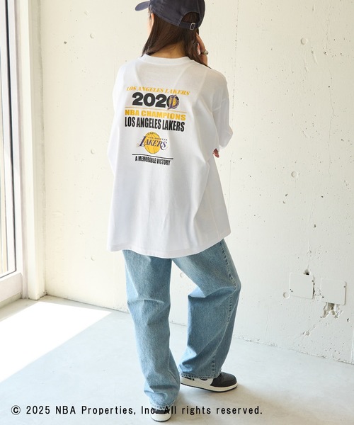 NBA(エヌビーエー)の「【NBA】NBA CHAMPIONS TEAM PRINT Long Sleeve Tee / LAKERS・CELTICS・WARRIORS /レイカーズ・セルティックス・ウォリアーズ(Tシャツ/カットソー・メンズ・ホワイト系その他2/ブラック系その他3/ブラック系その他2/ホワイト系1/ホワイト系その他3/ブラック系1・L/M/S/XS/XL)」の14枚目の写真
