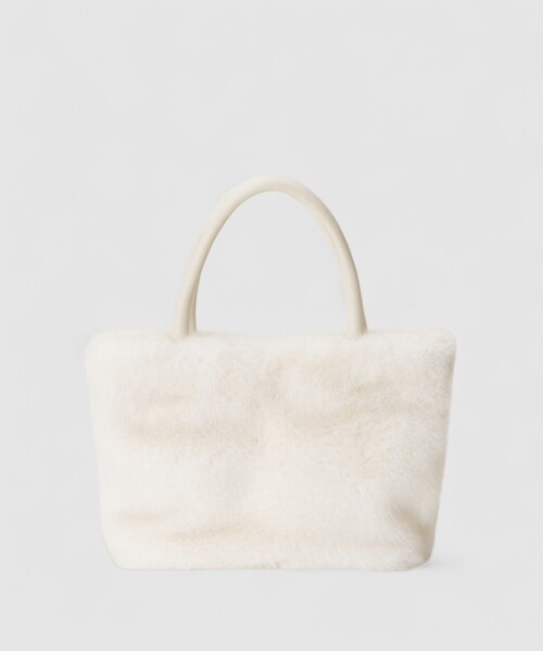 ANAYI(アナイ)の「フェイクファーハンドバッグ(ハンドバッグ・レディース・ブラウン/ホワイト/グレイッシュベージュ・FREE)」の16枚目の写真