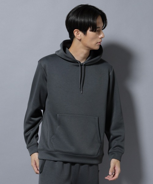 NANO universe(ナノユニバース)の「パネルダンボールフーディー 長袖(セットアップ可)(パーカー・メンズ・ブラック/グレー/オフホワイト/チャコール・S/M/L)」の1枚目の写真