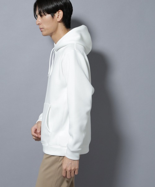 NANO universe(ナノユニバース)の「パネルダンボールフーディー 長袖(セットアップ可)(パーカー・メンズ・ブラック/グレー/オフホワイト/チャコール・S/M/L)」の22枚目の写真