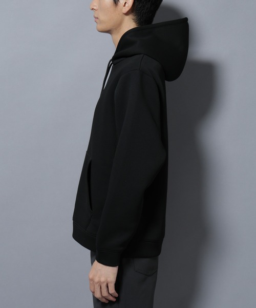 NANO universe(ナノユニバース)の「パネルダンボールフーディー 長袖(セットアップ可)(パーカー・メンズ・ブラック/グレー/オフホワイト/チャコール・S/M/L)」の13枚目の写真