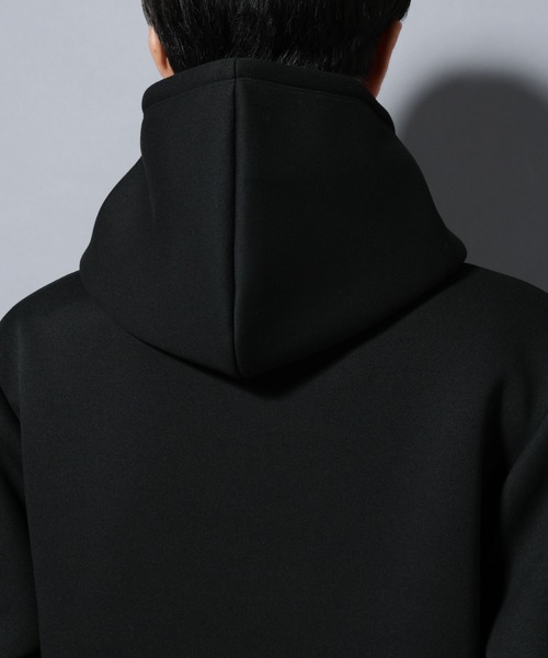 NANO universe(ナノユニバース)の「パネルダンボールフーディー 長袖(セットアップ可)(パーカー・メンズ・ブラック/グレー/オフホワイト/チャコール・S/M/L)」の15枚目の写真