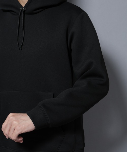 NANO universe(ナノユニバース)の「パネルダンボールフーディー 長袖(セットアップ可)(パーカー・メンズ・ブラック/グレー/オフホワイト/チャコール・S/M/L)」の17枚目の写真