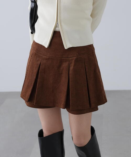 FREE'S MART(フリーズマート)の「◆プリーツショートパンツ(その他パンツ・レディース・ブラウン系その他/ブラウン・MEDIUM/SMALL)」の6枚目の写真