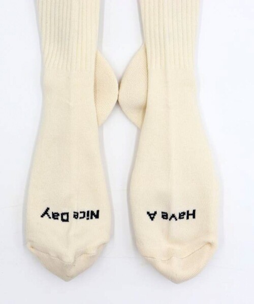 ROSTER SOX（ロスターソックス）の「【ROSTER SOX/ロスターソックス】BEETHVEN（ソックス/靴下・メンズ・オフホワイト/ライトグレー/イエロー/サックスブルー・FREE）」の6枚目の写真