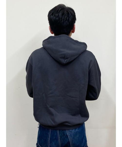THOUSAND MILE（サウザンドマイル）の「THOUSAND MILE/サウザンドマイル　ハーフジップパーカー　HALF ZIP PARKER（パーカー・メンズ・ベージュ/ブラック/チャコールグレー・L/S/M）」の22枚目の写真