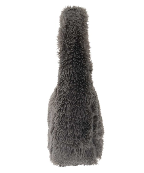 CONVERSE TOKYO(コンバーストウキョウ)の「ONE HANDLE FUR TOTE BAG(トートバッグ・レディース・ブラック/ベージュ/チャコールグレー・FREE)」の6枚目の写真