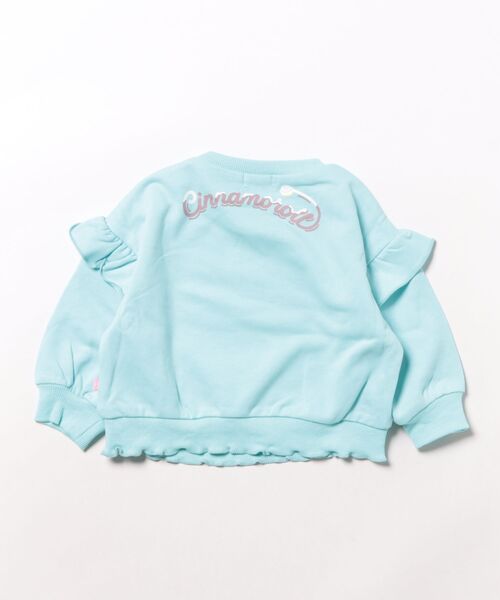 sanrio(サンリオ)の「サンリオ フリルトレーナー 1037K(スウェット・キッズ・パープル/その他24/その他25/ターコイズブルー・130cm/140cm/80cm/90cm/110cm/100cm/120cm)」の7枚目の写真