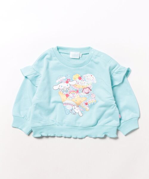 sanrio(サンリオ)の「サンリオ フリルトレーナー 1037K(スウェット・キッズ・パープル/その他24/その他25/ターコイズブルー・130cm/140cm/80cm/90cm/110cm/100cm/120cm)」の14枚目の写真