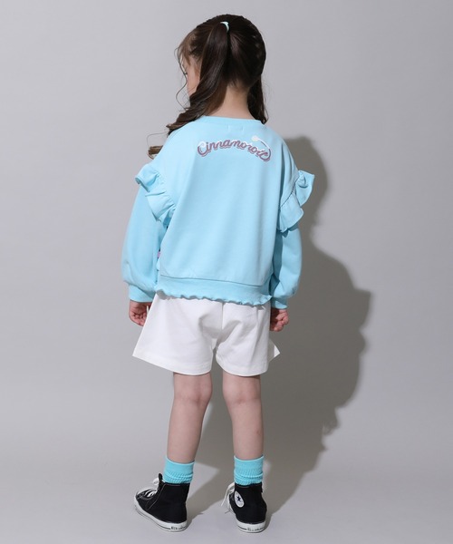 sanrio(サンリオ)の「サンリオ フリルトレーナー 1037K(スウェット・キッズ・パープル/その他24/その他25/ターコイズブルー・130cm/140cm/80cm/90cm/110cm/100cm/120cm)」の12枚目の写真