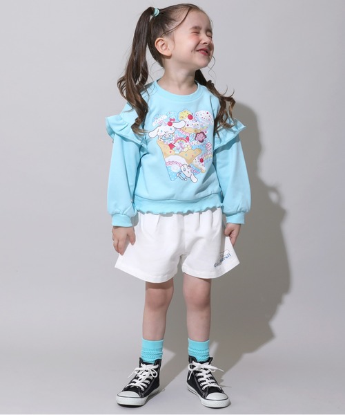 sanrio(サンリオ)の「サンリオ フリルトレーナー 1037K(スウェット・キッズ・パープル/その他24/その他25/ターコイズブルー・130cm/140cm/80cm/90cm/110cm/100cm/120cm)」の11枚目の写真