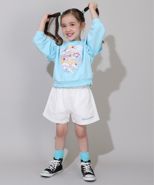 sanrio(サンリオ)の「サンリオ フリルトレーナー 1037K(スウェット・キッズ・パープル/その他24/その他25/ターコイズブルー・130cm/140cm/80cm/90cm/110cm/100cm/120cm)」の16枚目の写真