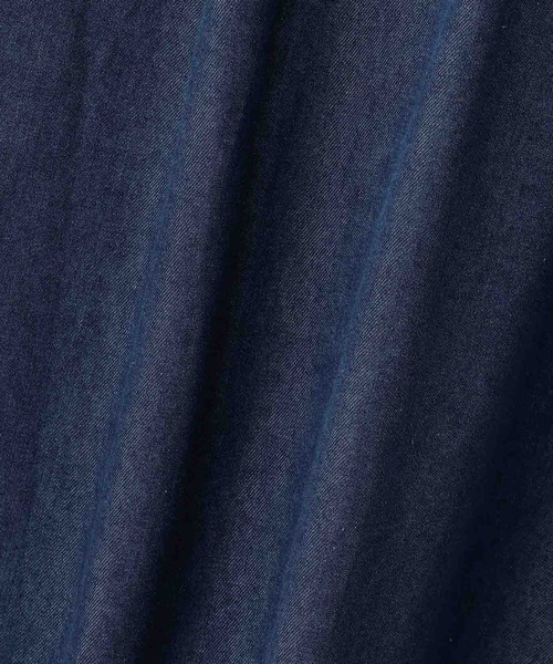 Mac-House（マックハウス）の「milli de l'air デニムボウタイシャツ（シャツ/ブラウス・レディース・ネイビー/ブルー・M）」の21枚目の写真