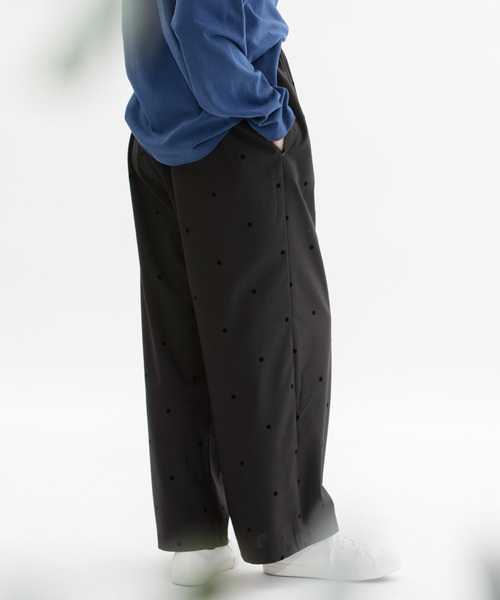 nop de nod（ノップドゥノッド）の「トロフロッキーpolkaイージーワイドパンツ（その他パンツ・レディース・スミクロ/ダークグレー/ブラック・M）」の15枚目の写真