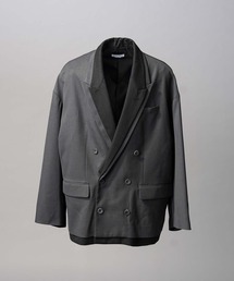 MAISON SPECIAL(]XyV)́sUNISEXtPrime-Over Layering Double Breasted Tailored Jacket/vCI[o[CO_uuXge[[hWPbgyMAISON SPECIAL/]XyVz(e[[hWPbg)