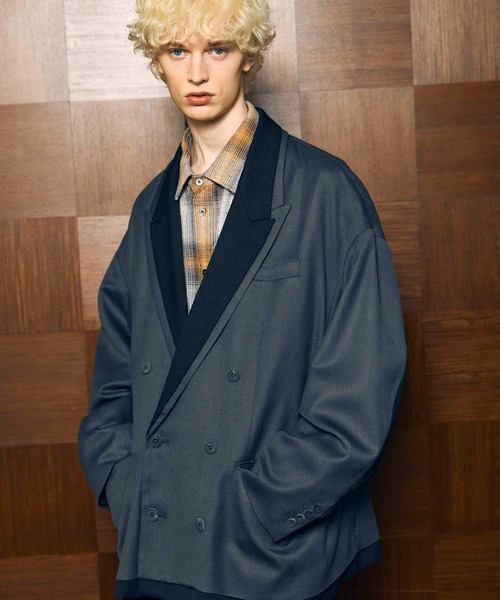 UNISEX》Prime-Over Layering Double Breasted Tailored Jacket