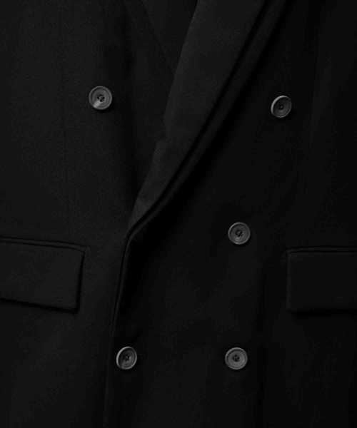 MAISON SPECIAL(メゾンスペシャル)の「《UNISEX》Prime-Over Layering Double Breasted Tailored Jacket/プライムオーバーレイヤリングダブルブレストテーラードジャケット【MAISON SPECIAL/メゾンスペシャル】(テーラードジャケット・メンズ・ブラック/チャコールグレー・0/1/2)」の11枚目の写真