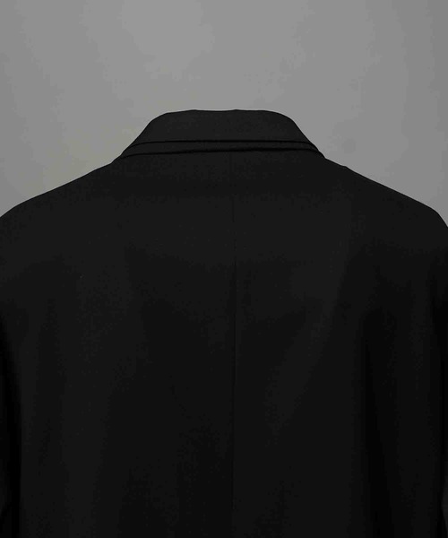 MAISON SPECIAL(メゾンスペシャル)の「《UNISEX》Prime-Over Layering Double Breasted Tailored Jacket/プライムオーバーレイヤリングダブルブレストテーラードジャケット【MAISON SPECIAL/メゾンスペシャル】(テーラードジャケット・メンズ・ブラック/チャコールグレー・0/1/2)」の8枚目の写真