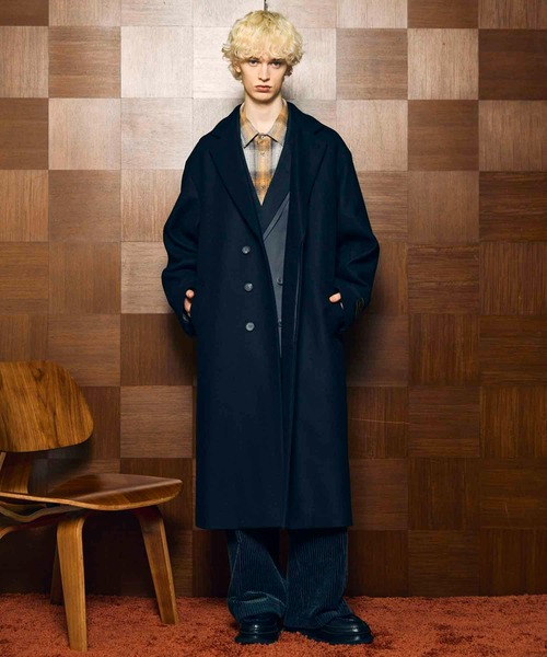 MAISON SPECIAL(メゾンスペシャル)の「《UNISEX》Prime-Over Layering Double Breasted Tailored Jacket/プライムオーバーレイヤリングダブルブレストテーラードジャケット【MAISON SPECIAL/メゾンスペシャル】(テーラードジャケット・メンズ・ブラック/チャコールグレー・0/1/2)」の19枚目の写真