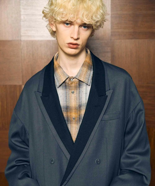 UNISEX》Prime-Over Layering Double Breasted Tailored Jacket