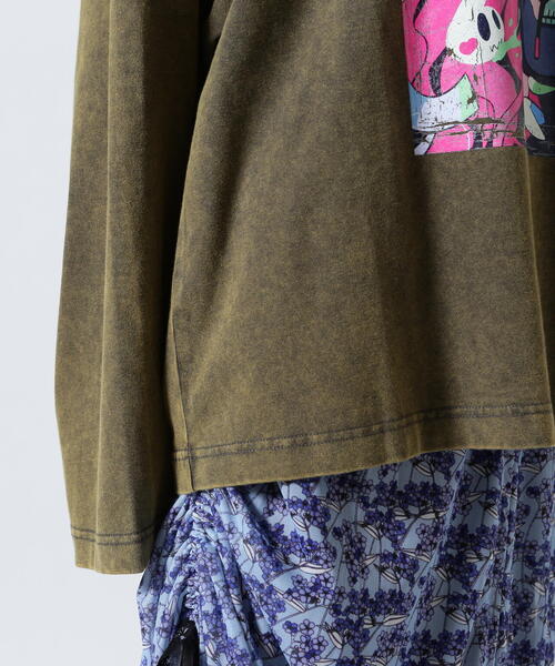 ANNA SUI NYC（アナ スイ エヌ ワイ シー）の「ANNA SUI NYC/アナ スイ エヌワイシー/『×寺田てら』TERAビッグロングスリーブ/15211343（Tシャツ/カットソー・レディース・ブラック/パープル・F）」の17枚目の写真