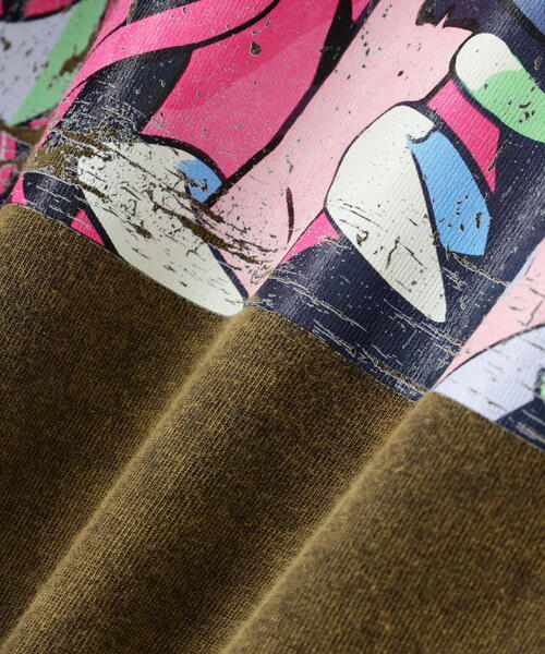 ANNA SUI NYC（アナ スイ エヌ ワイ シー）の「ANNA SUI NYC/アナ スイ エヌワイシー/『×寺田てら』TERAビッグロングスリーブ/15211343（Tシャツ/カットソー・レディース・ブラック/パープル・F）」の20枚目の写真