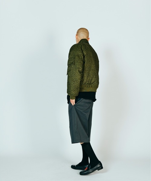 made in standard （メイドインスタンダード）の「MADE IN STANDARD メイドインスタンダード / QUILT LINED BLACK CWU-45P（ミリタリージャケット・メンズ・ブラック/ブラック系1/レオパード・MEDIUM/LARGE）」の7枚目の写真