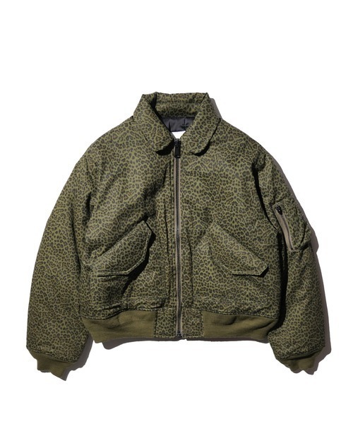 made in standard （メイドインスタンダード）の「MADE IN STANDARD メイドインスタンダード / QUILT LINED BLACK CWU-45P（ミリタリージャケット・メンズ・ブラック/ブラック系1/レオパード・MEDIUM/LARGE）」の20枚目の写真