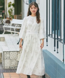 サイドリボン付きツイードドッキングミニワンピース tocco closet トッコクローゼット tocco closet サイドリボン付きツイード