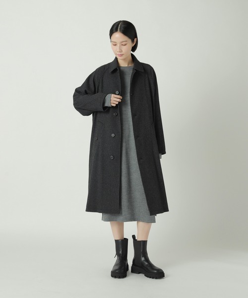 ZUCCa（ズッカ）の「PWツイード / コート / S（その他アウター・レディース・ブラック/ダークグレー/カーキ・M size）」の9枚目の写真